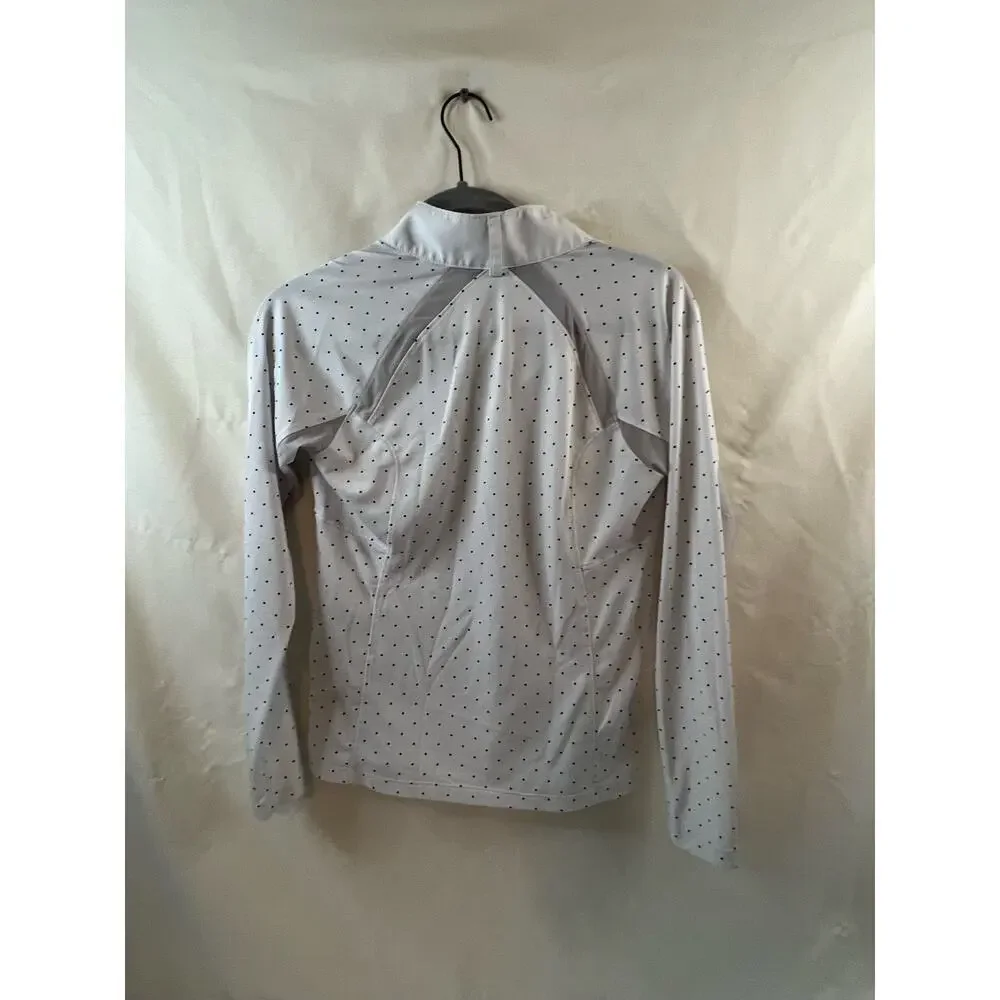 Airat Girls White Long Sleeve High Neck Riding Top Size XL